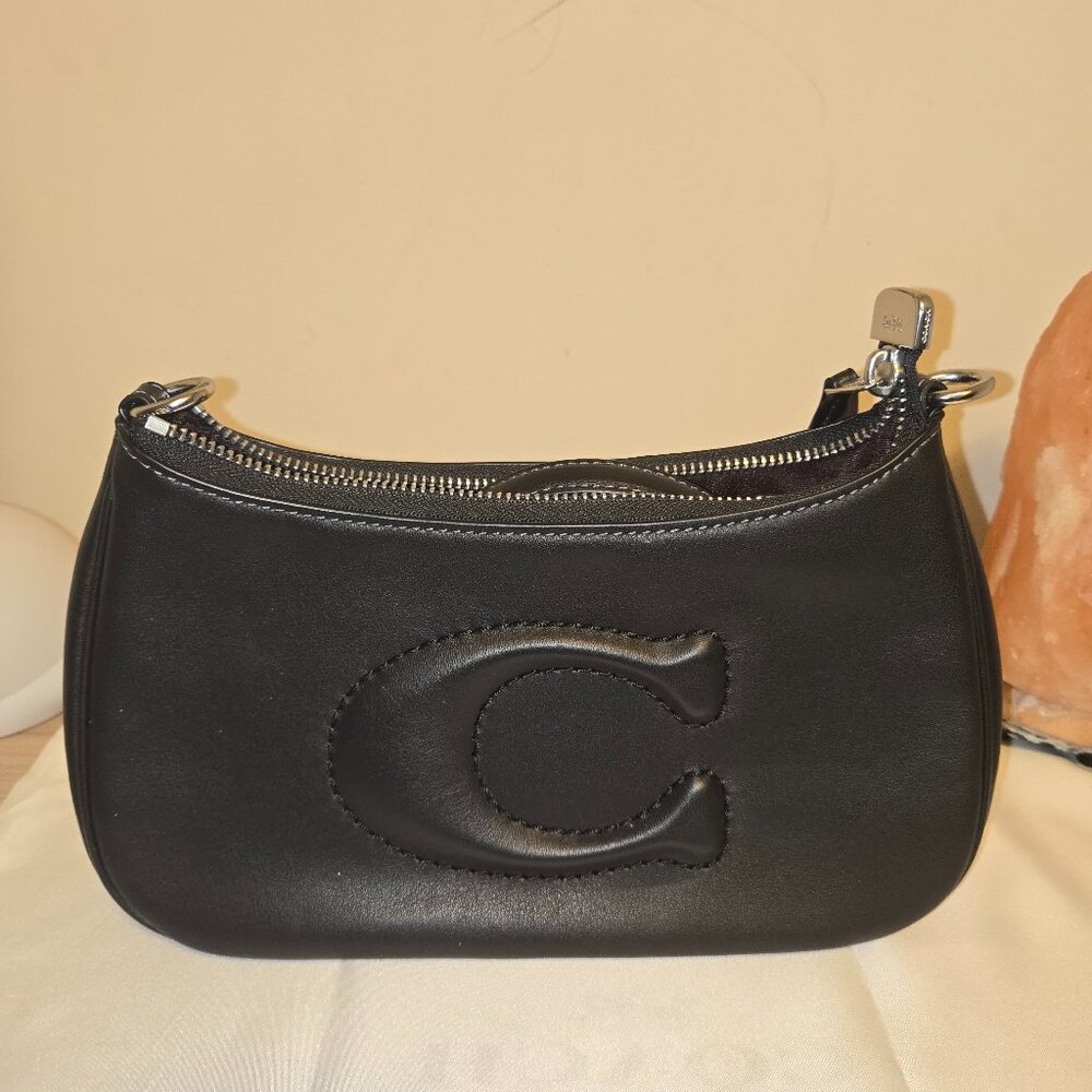 Coach Teri C Black Shoulder Bag